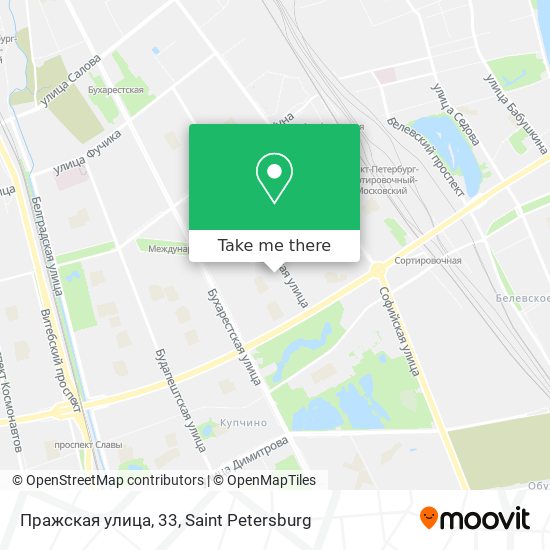 Пражская улица, 33 map
