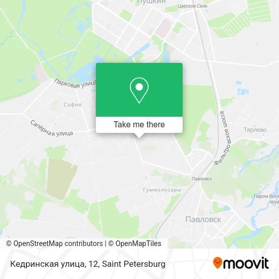 Кедринская улица, 12 map