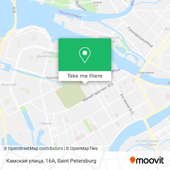 Камская улица, 16А map