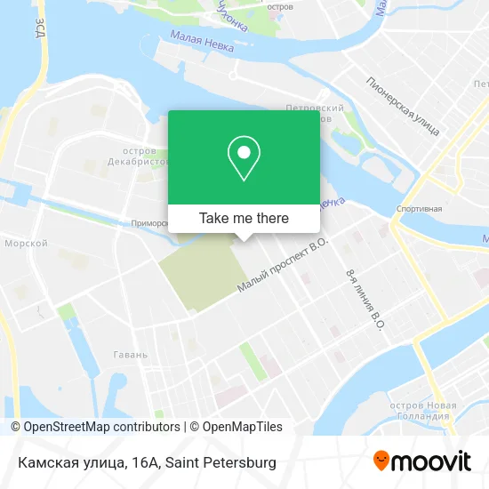Камская улица, 16А map
