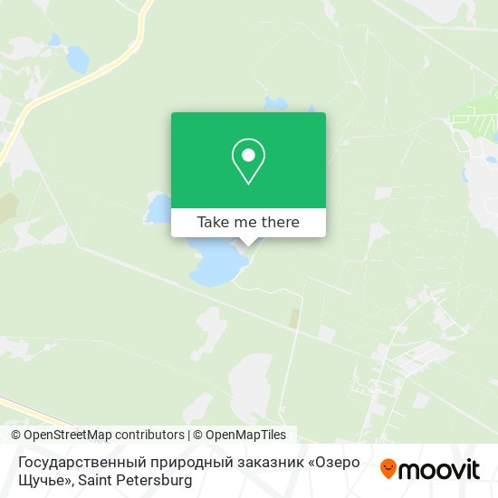 Государственный природный заказник «Озеро Щучье» map