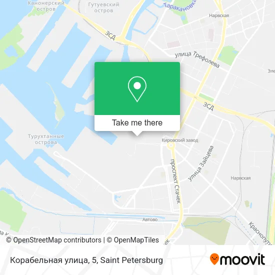 Корабельная улица, 5 map