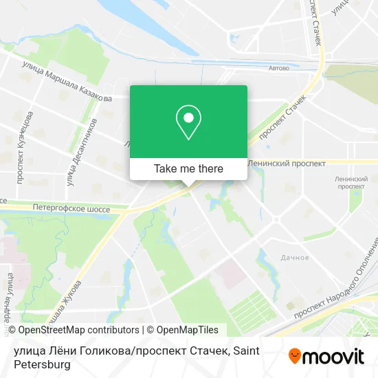 улица Лёни Голикова / проспект Стачек map