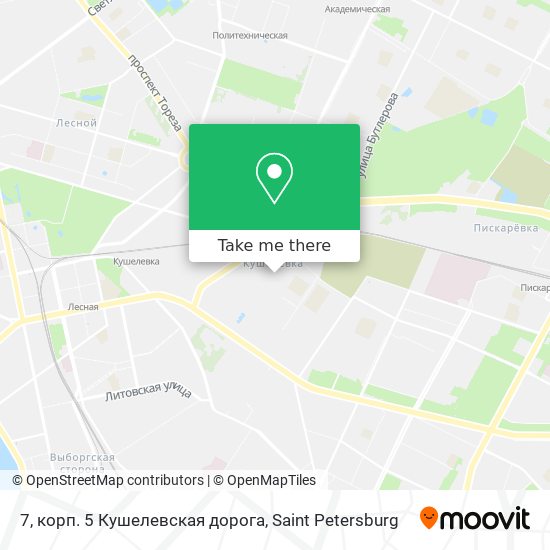 7, корп. 5 Кушелевская дорога map