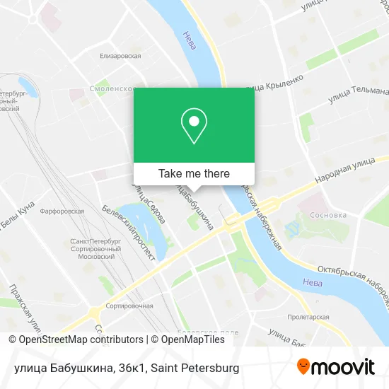 улица Бабушкина, 36к1 map