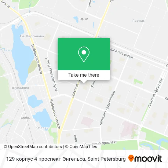 129 корпус 4 проспект Энгельса map