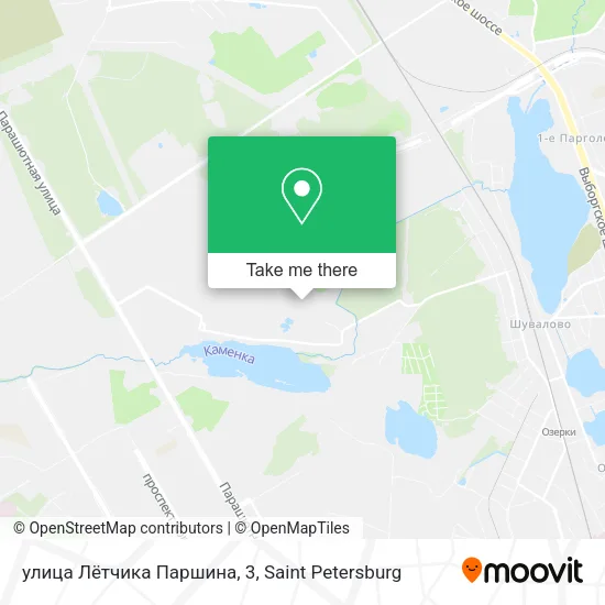 улица Лётчика Паршина, 3 map