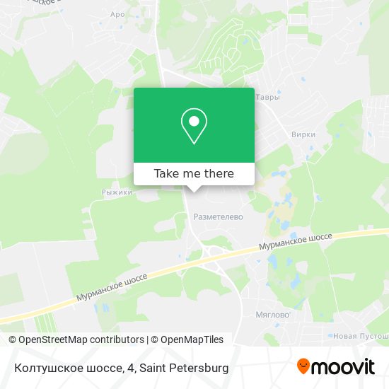 Колтушское шоссе, 4 map