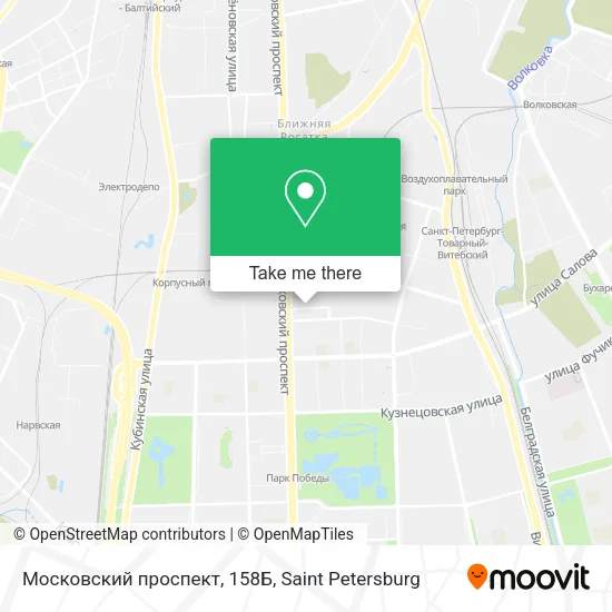 Московский проспект, 158Б map