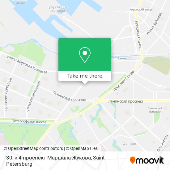 30, к.4 проспект Маршала Жукова map