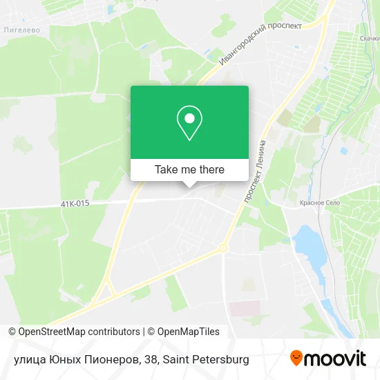 улица Юных Пионеров, 38 map