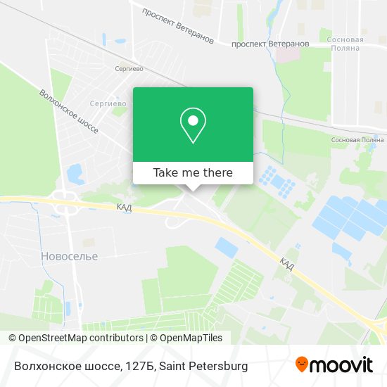 Волхонское шоссе, 127Б map