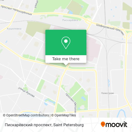 Пискарёвский проспект map