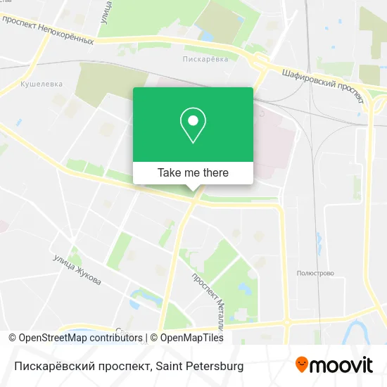 Пискарёвский проспект map