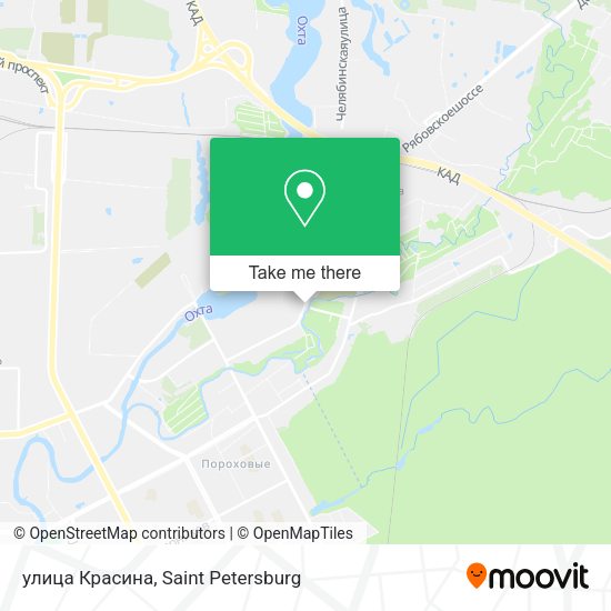 улица Красина map