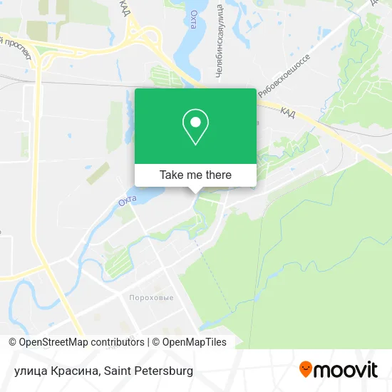 улица Красина map