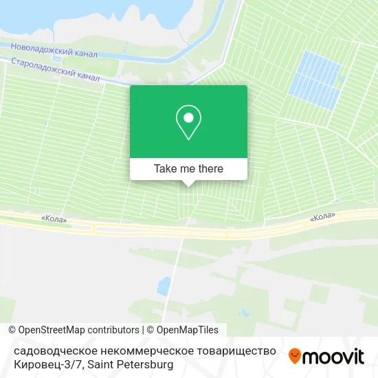 садоводческое некоммерческое товарищество Кировец-3 / 7 map