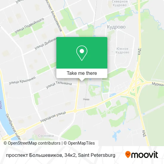проспект Большевиков, 34к2 map