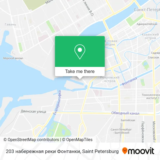 203 набережная реки Фонтанки map