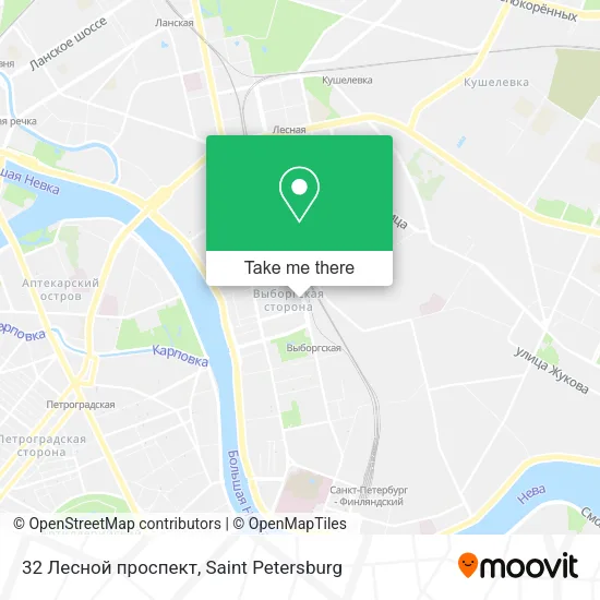 32 Лесной проспект map