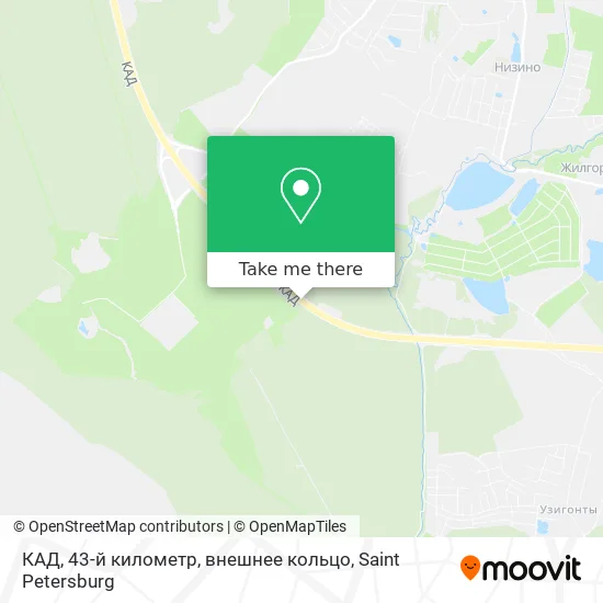 КАД, 43-й километр, внешнее кольцо map