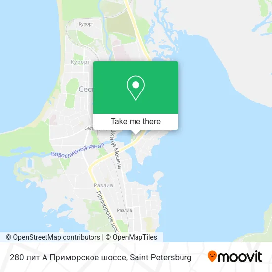 280 лит А Приморское шоссе map
