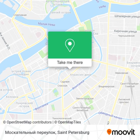 Москательный переулок map