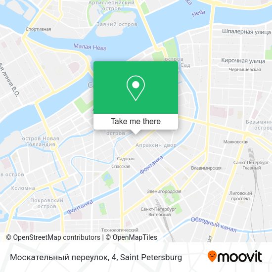 Москательный переулок, 4 map