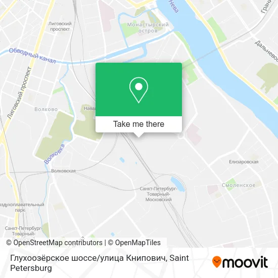 Глухоозёрское шоссе / улица Книпович map