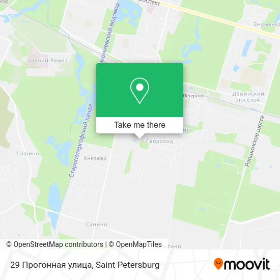 29 Прогонная улица map