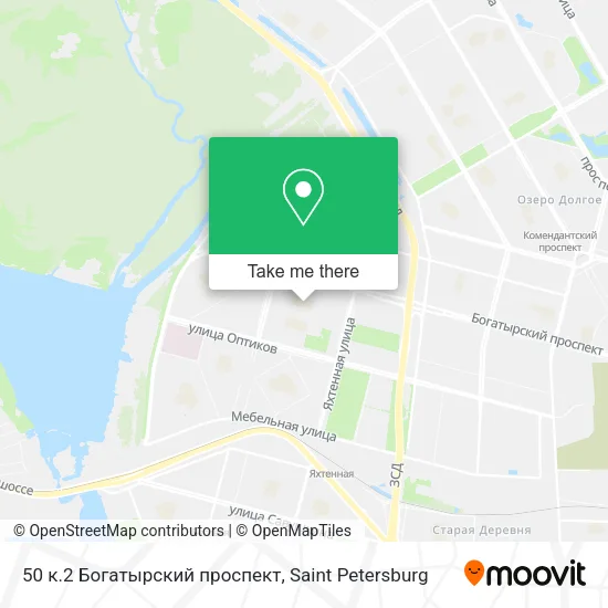 50 к.2 Богатырский проспект map