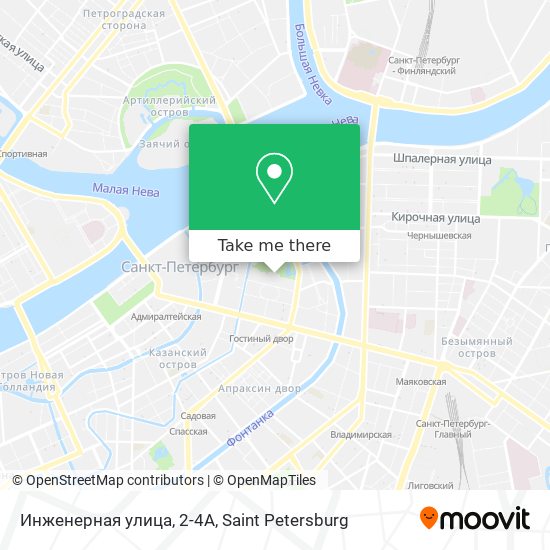 Инженерная улица, 2-4А map