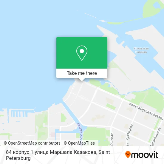84 корпус 1 улица Маршала Казакова map