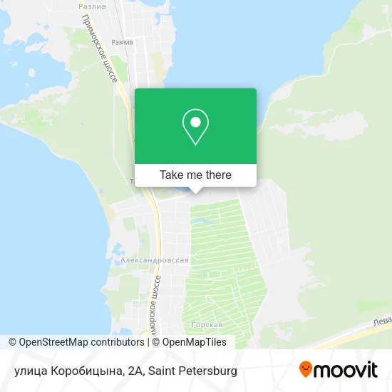 улица Коробицына, 2А map