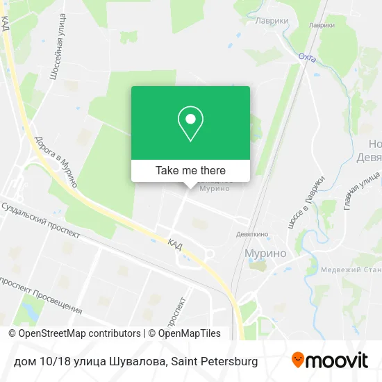 дом 10/18 улица Шувалова map