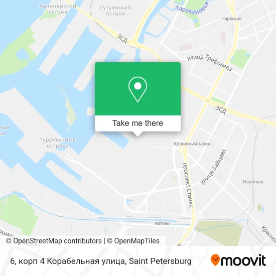 6, корп 4 Корабельная улица map