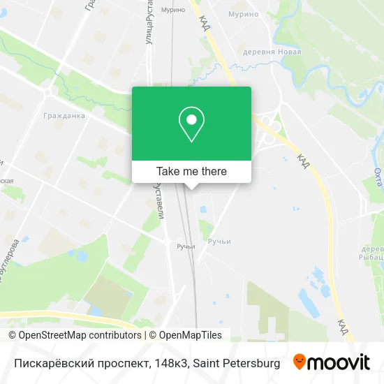 Пискарёвский проспект, 148к3 map