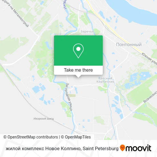 жилой комплекс Новое Колпино map