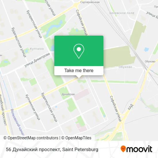 56 Дунайский проспект map