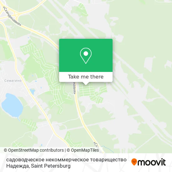 садоводческое некоммерческое товарищество Надежда map