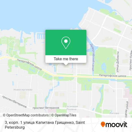 3, корп. 1 улица Капитана Грищенко map