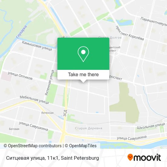 Ситцевая улица, 11к1 map