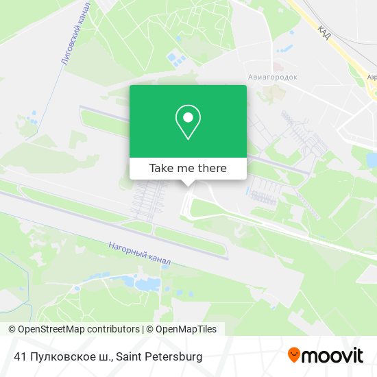 41 Пулковское ш. map