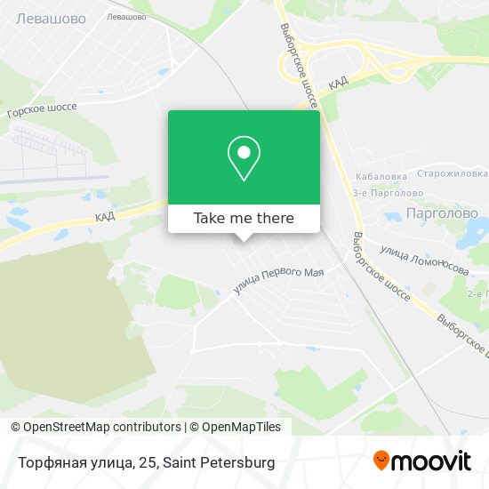 Торфяная улица, 25 map