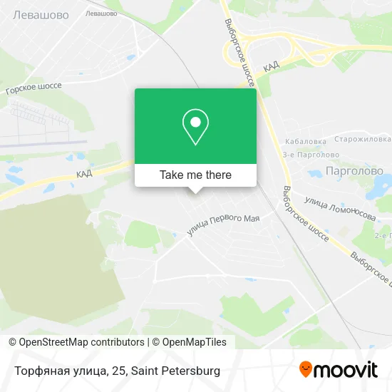 Торфяная улица, 25 map