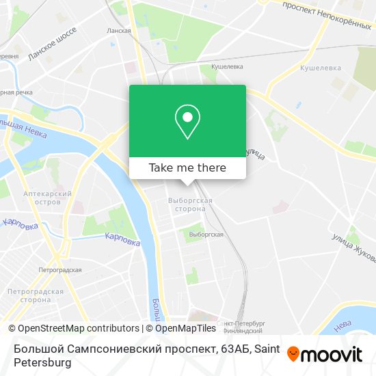 Большой Сампсониевский проспект, 63АБ map