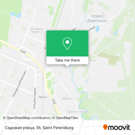 Садовая улица, 36 map