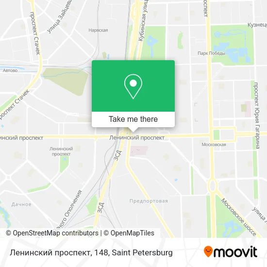 Ленинский проспект, 148 map