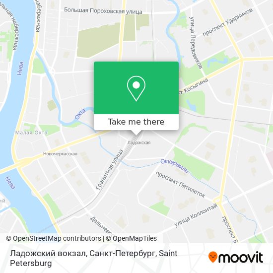 Ладожский вокзал, Санкт-Петербург map