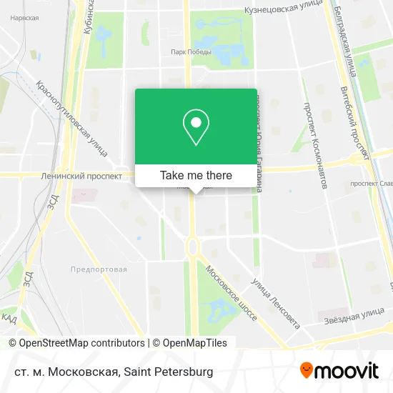 ст. м. Московская map